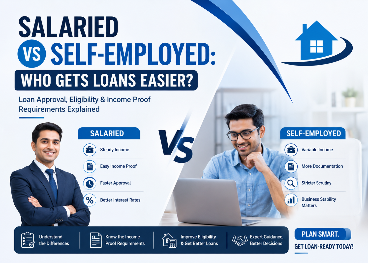 Salaried vs Self-Employed: Who Gets Home Loans Easier in 2026?