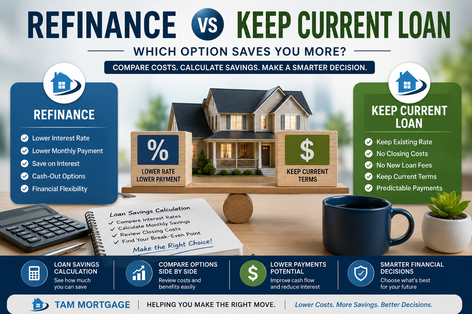 Refinance vs Keep loan