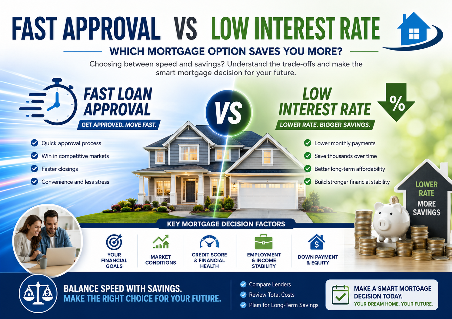 Fast Approval vs Lowest Interest Rate